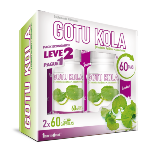 Gotu Kola 60 cápsulas pague 1 leve 2