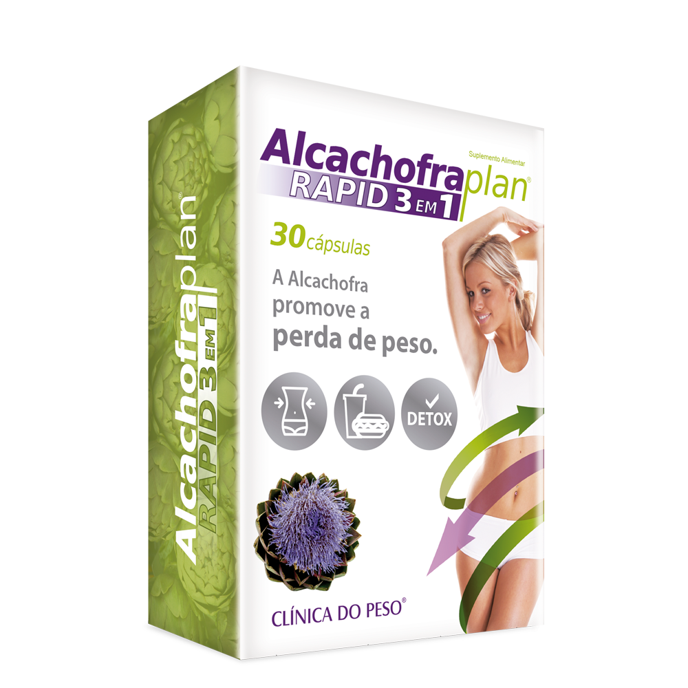 Alcachofra Plan Rapid 3 em 1 - 30 Cápsulas