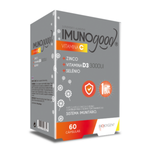 IMUNOGOOD®️ Vitamina C + Zinco + Vitamina D3 + Selénio  60 Cápsulas