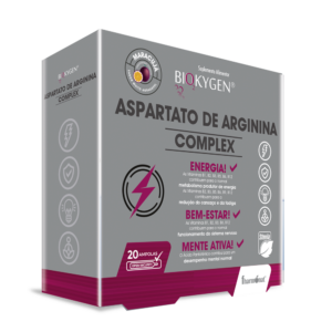 Biokygen Aspartato De Arginina Complex 20 Ampolas - Sabor Maracujá