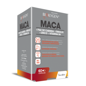 Biokygen Maca+Pau-de-Cabinda+Tribulus+Zinco+Vit-B6- 60 Cápsulas