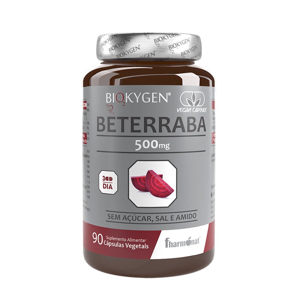 Biokygen Beterraba 500mg 90 Cápsulas
