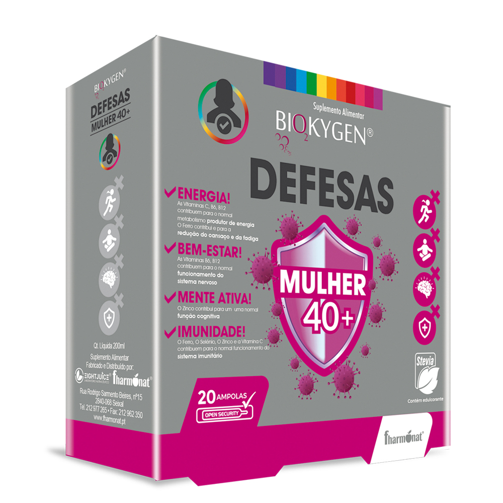 Biokygen Defesas Mulher 40+ /20 ampolas